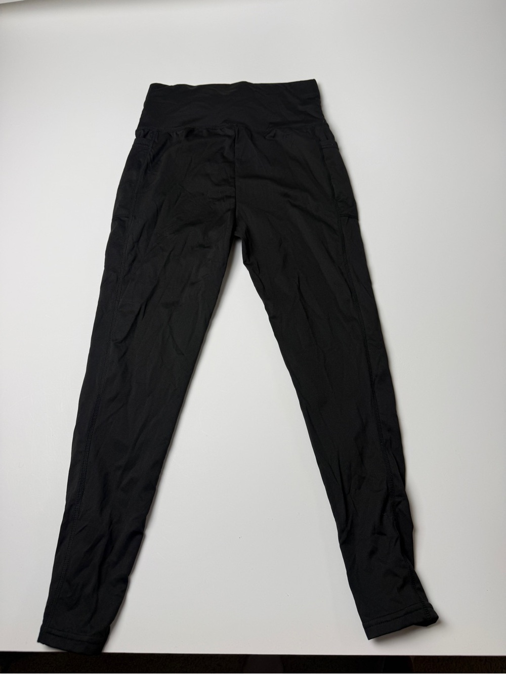 Women Black High-Waist Active Leggings